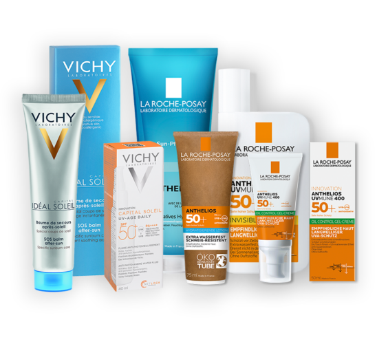 Sonnenschutz Produkte Vichy und LaRoche Posay 