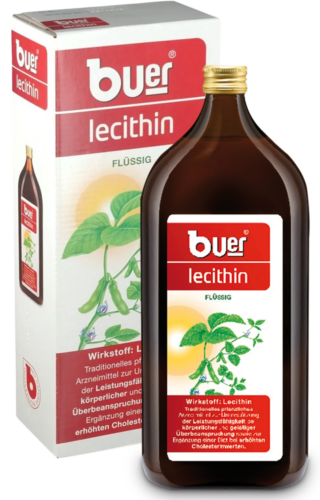 Bild von buerlecithin Flasche und box 