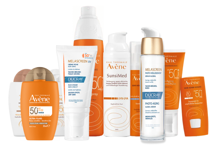 Produktfotos Avene-Ducray-Sonnenschutz 